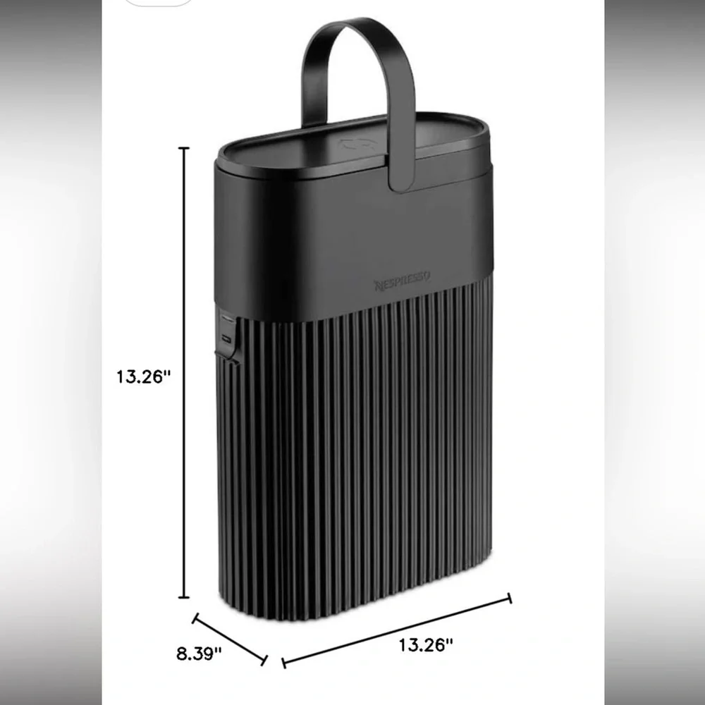 Nespresso Capsule Recycling Container Black - Container for Used Capsules